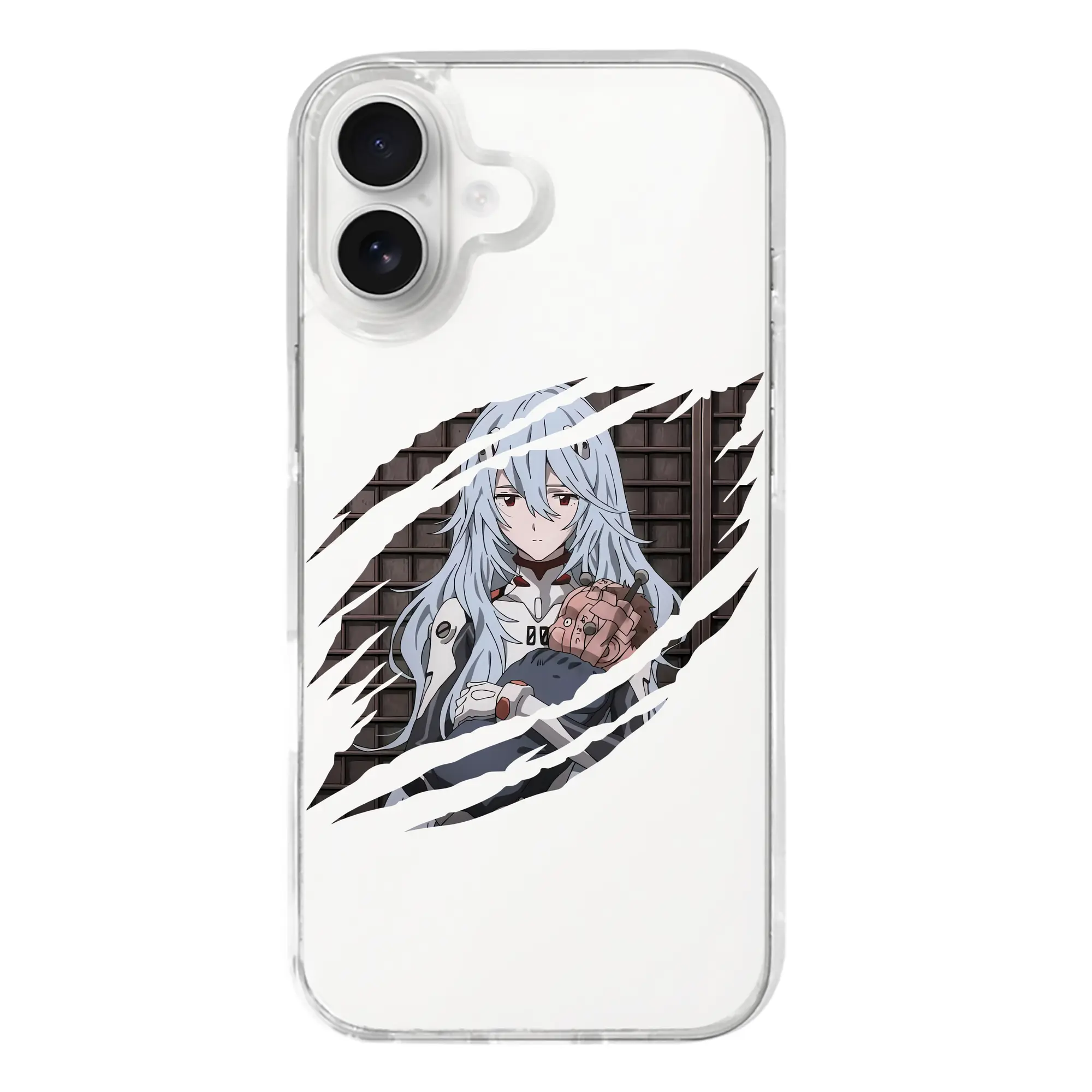 エヴァンゲリオン グッズ,綾波レイ - iPhone 17シリーズ 透明スマホケース – 薄型・耐衝撃・精密フィット保護カバー